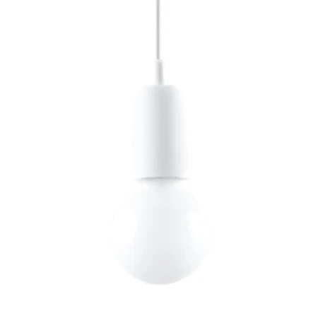 Lampa wisząca DIEGO 1 biała SL.0569 - Sollux