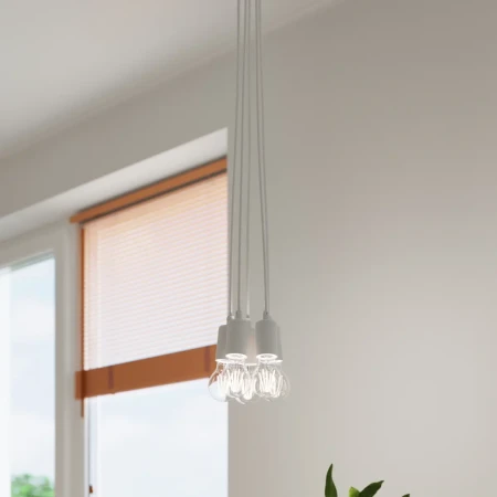 Lampa wisząca DIEGO 1 biała SL.0569 - Sollux