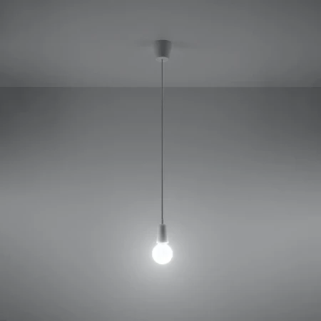 Lampa wisząca DIEGO 1 biała SL.0569 - Sollux