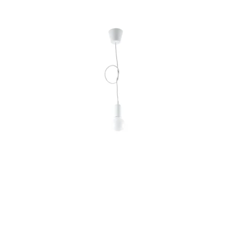 Lampa wisząca DIEGO 1 biała SL.0569 - Sollux