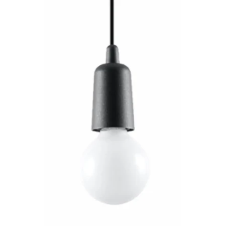 Lampa wisząca DIEGO 1 czarna SL.0572 - Sollux