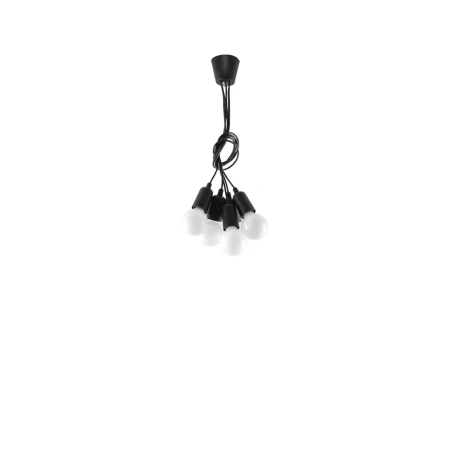 Lampa wisząca DIEGO 5 czarna SL.0574 - Sollux