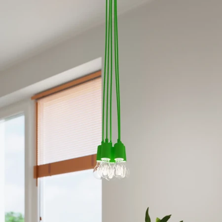 Lampa wisząca DIEGO 1 zielony SL.0581 - Sollux