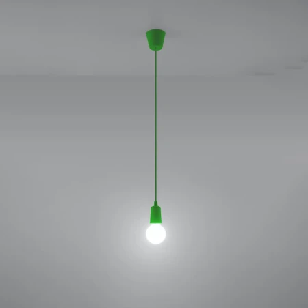 Lampa wisząca DIEGO 1 zielony SL.0581 - Sollux