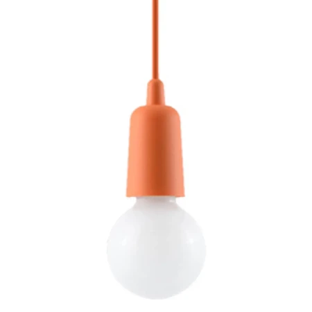 Lampa wisząca DIEGO 1 pomarańczowy SL.0584 - Sollux