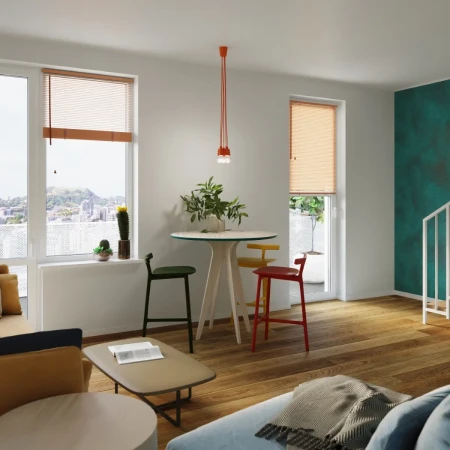 Lampa wisząca DIEGO 1 pomarańczowy SL.0584 - Sollux