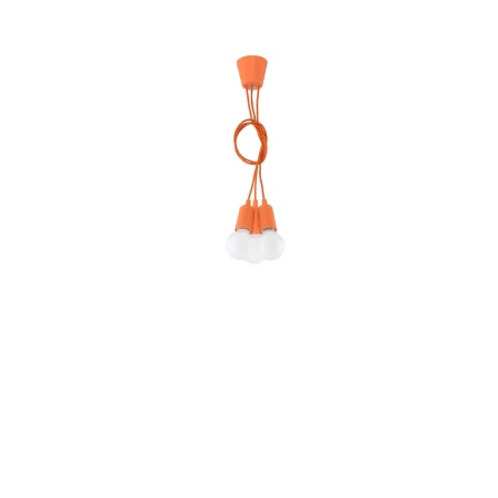 Lampa wisząca DIEGO 3 pomarańczowy SL.0585 - Sollux