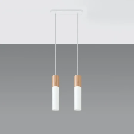 Lampa wisząca PABLO 2 biała SL.0629 - Sollux