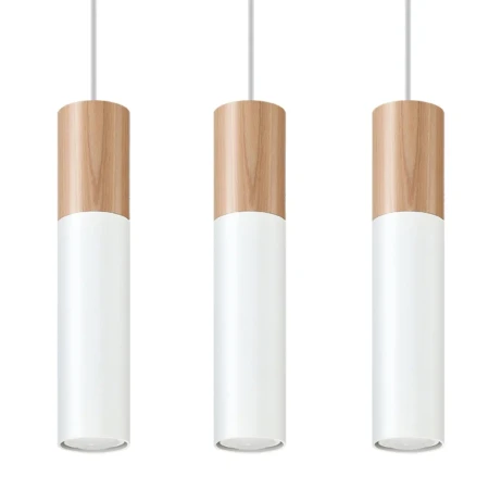 Lampa wisząca PABLO 3L biała SL.0630 - Sollux