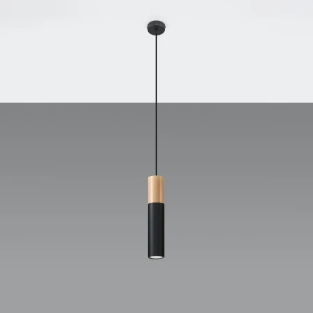 Lampa wisząca PABLO czarna SL.0632 - Sollux