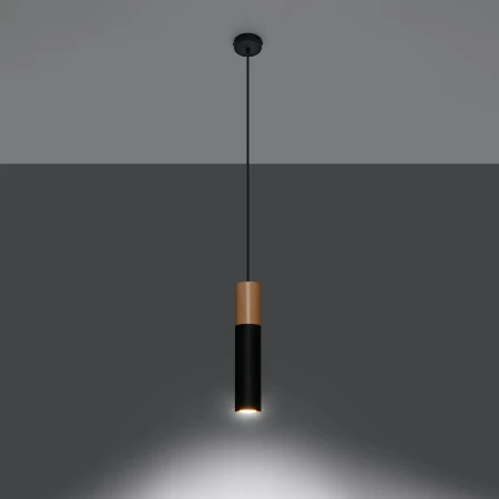Lampa wisząca PABLO czarna SL.0632 - Sollux