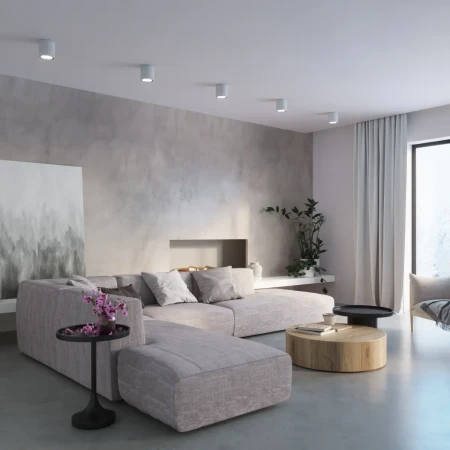 Plafon CULLO 140 beton SL.0645 - Sollux