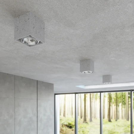 Plafon VALDE 140 beton SL.0646 - Sollux