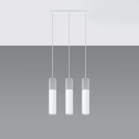 Lampa wisząca BORGIO 3L biały SL.0649 - Sollux