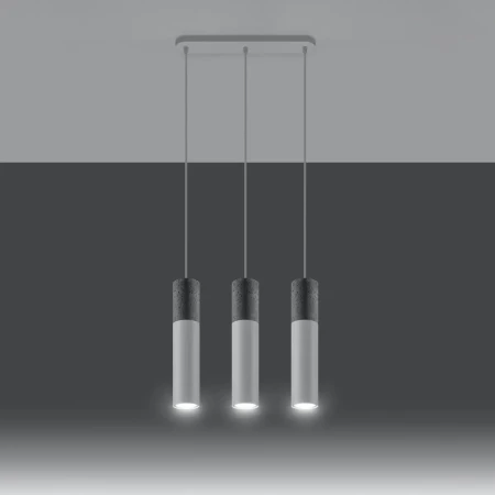 Lampa wisząca BORGIO 3L biały SL.0649 - Sollux