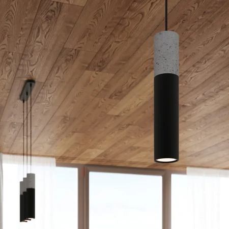 Lampa wisząca BORGIO 3L czarny SL.0652 - Sollux