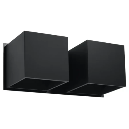 Kinkiet QUAD 2 czarny SL.0657 - Sollux