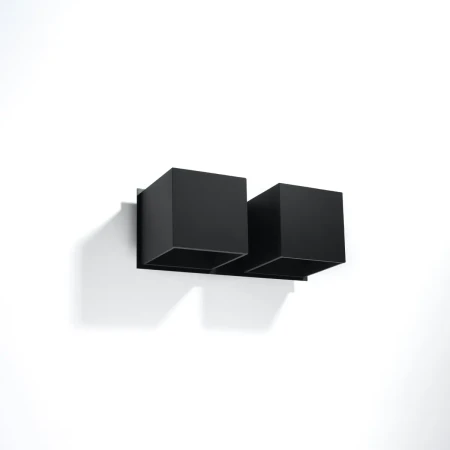 Kinkiet QUAD 2 czarny SL.0657 - Sollux