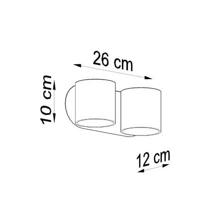 Kinkiet ORBIS 2 biały SL.0659 - Sollux