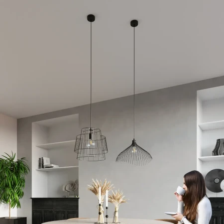Lampa wisząca UMB czarny SL.0665 - Sollux