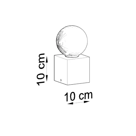 Lampa biurkowa ARIZ naturalne drewno SL.0677 - Sollux