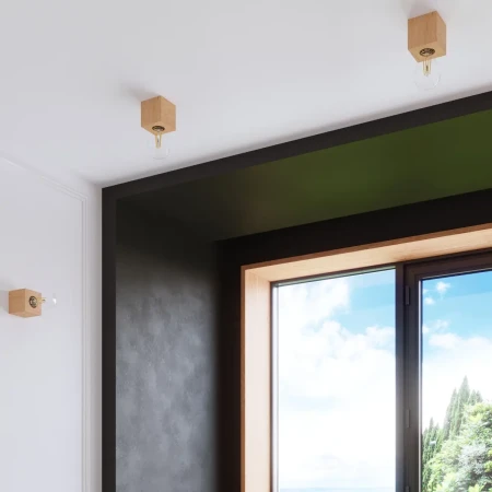 Lampa biurkowa ARIZ naturalne drewno SL.0677 - Sollux
