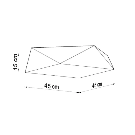 Plafon HEXA 45 cekin SL.0694 - Sollux