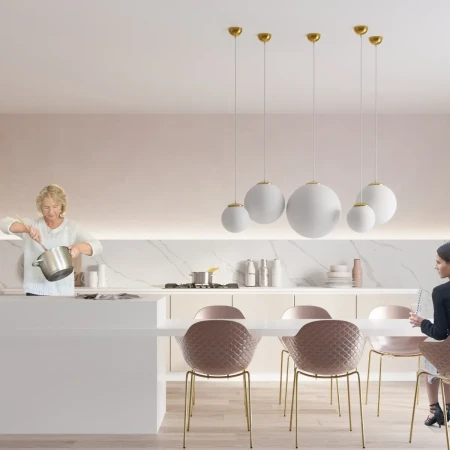 Lampa wisząca UGO 20 złota SL.0715 - Sollux