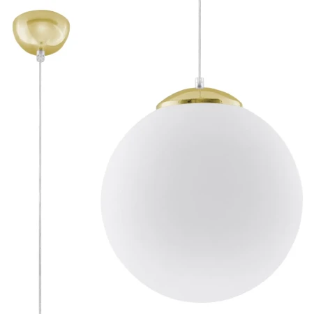 Lampa wisząca UGO 30 złota SL.0716 - Sollux