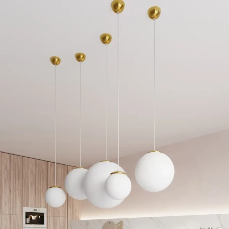 Lampa wisząca UGO 30 złota SL.0716 - Sollux