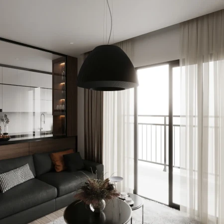 Żyrandol BELLA 60 czarny SL.0734 - Sollux