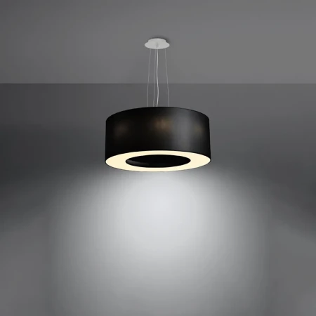Żyrandol SATURNO 50 czarny SL.0748 - Sollux