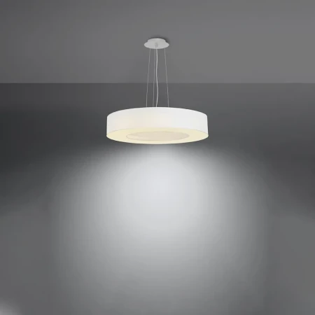 Żyrandol SATURNO SLIM 50 biały SL.0749 - Sollux