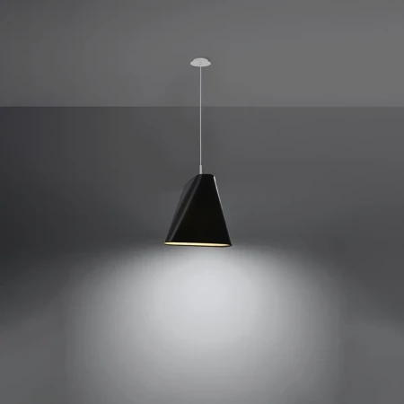 Żyrandol BLUM 1 czarny SL.0770 - Sollux