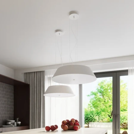 Żyrandol VEGA 70 biały SL.0819 - Sollux