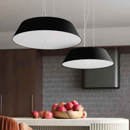 Żyrandol VEGA 70 czarny SL.0820 - Sollux