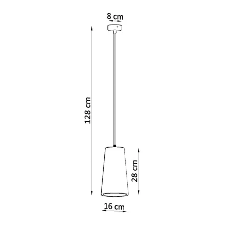 Lampa wisząca ceramiczna GULCAN SL.0849 - Sollux