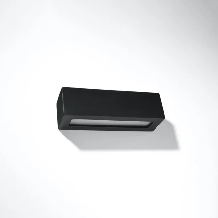 Kinkiet ceramiczny VEGA czarny SL.0878 - Sollux