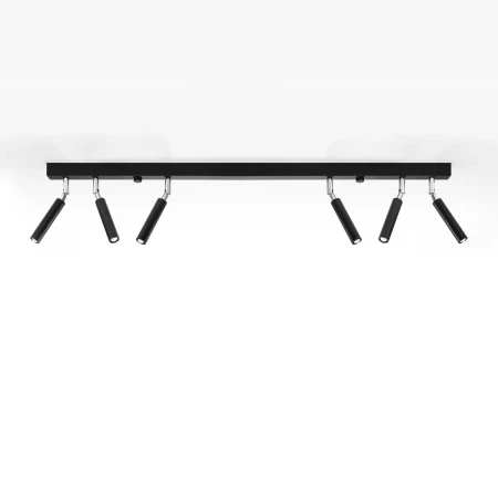 Plafon EYETECH 6 czarny SL.0901 - Sollux