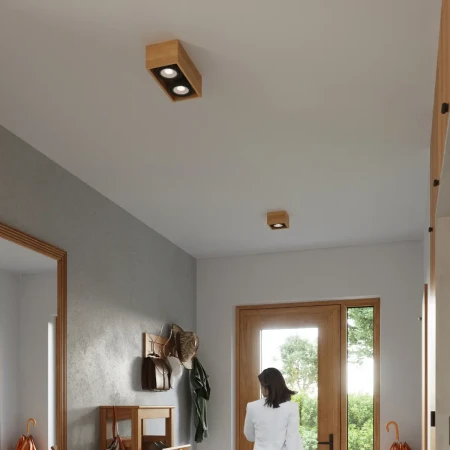 Plafon QUATRO 2 naturalne drewno SL.0916 - Sollux