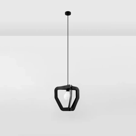 Lampa wisząca TRES czarna SL.0930 - Sollux
