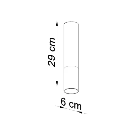 Plafon LOOPEZ czarny/chrom SL.0939 - Sollux