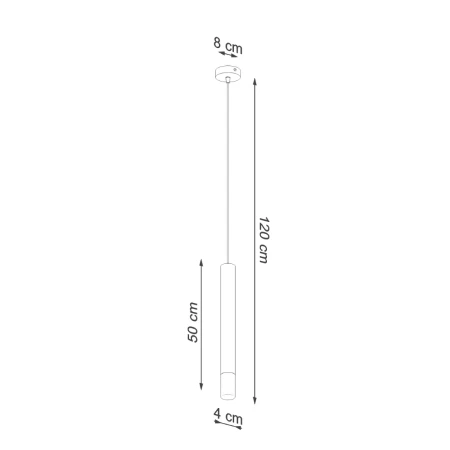 Lampa wisząca WEZYR 1 biała SL.0957 - Sollux