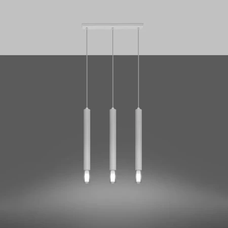 Lampa wisząca WEZYR 3 biała SL.0959 - Sollux