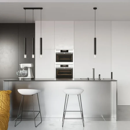 Lampa wisząca WEZYR 3 czarna SL.0962 - Sollux