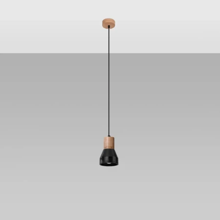 Lampa wisząca QUBIC czarna SL.0963 - Sollux