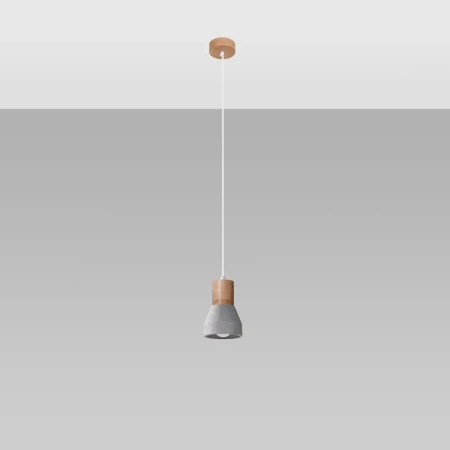 Lampa wisząca QUBIC szara SL.0964 - Sollux