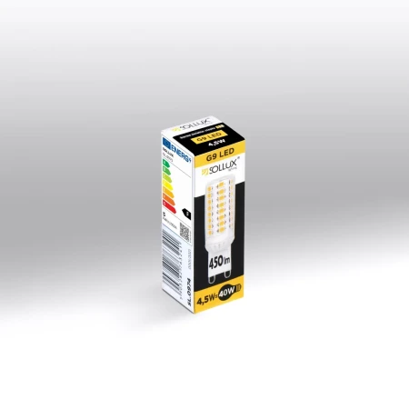 Żarówka LED G9 3000K 4,5W 450lm SL.0974 - Sollux