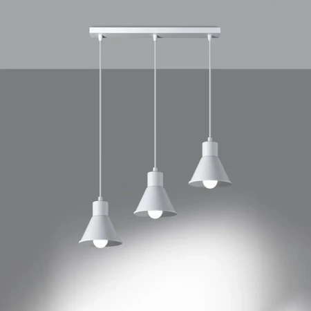 Lampa wisząca TALEJA 3 biała [E27] SL.0984 - Sollux
