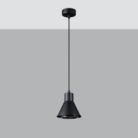 Lampa wisząca TAZILA 1 czarna [ES111] SL.0989 - Sollux
